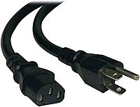Tripp Lite 2-ft and 3-ft 14AWG Heavy Duty Computer Power Cords, 15A (NEMA 5-15P to IEC-320-C13) (P007-002, P007-003) 2-feet Power Cord + Cord, 15A, 14AWG
