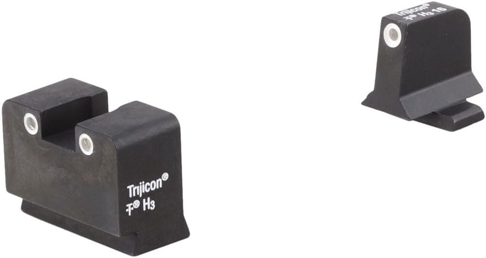 Trijicon Sights/ Bright & Tough Night Sight Suppressor Set with White Front