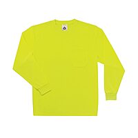 ERGODYNE GloWear 8091 Non-Certified Hi-Vis Long-Sleeve T-Shirt