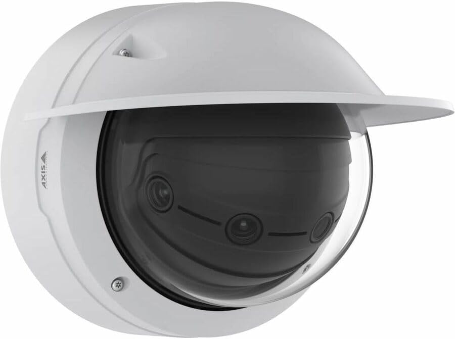 AXIS Q4809-PVE 12 Megapixel Outdoor Network Camera - Color - Dome - White - TAA Compliant