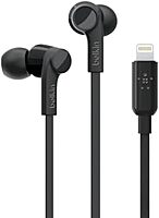 Belkin SOUNDFORM Wired Earbuds with Lightning Connector - Stereo - Black