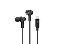 Belkin SOUNDFORM Wired Earbuds with Lightning Connector - Stereo - Black