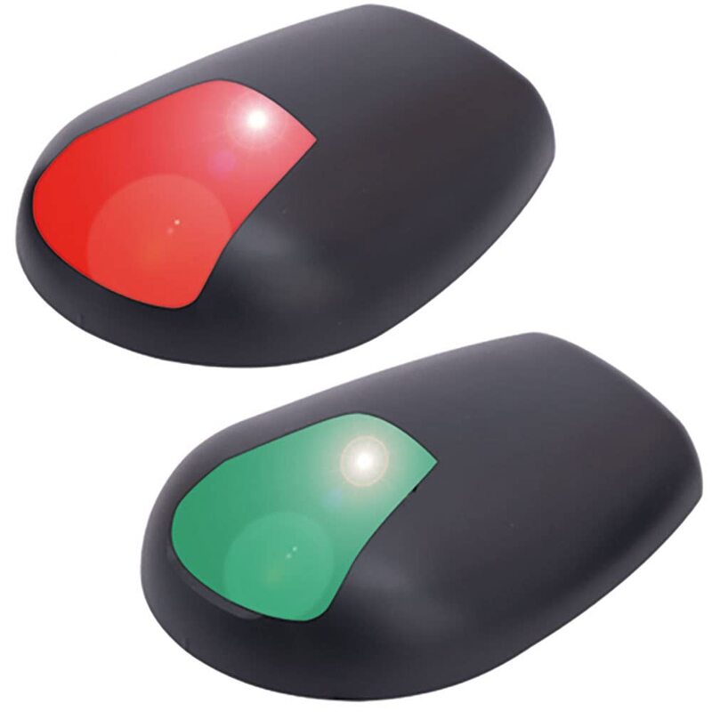 Sea-Dog Black Side Mount LED Navigation Lights - 1 NM - Port & Starboard