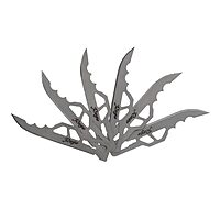 Schrade Enrage Replacement Blades 6 Pack with 2.5-3" 420A Steel Blades, Compatible with Schrade Enrage Series, for Hunting, Outdoors, and EDC Enrage 8 - Clip Point