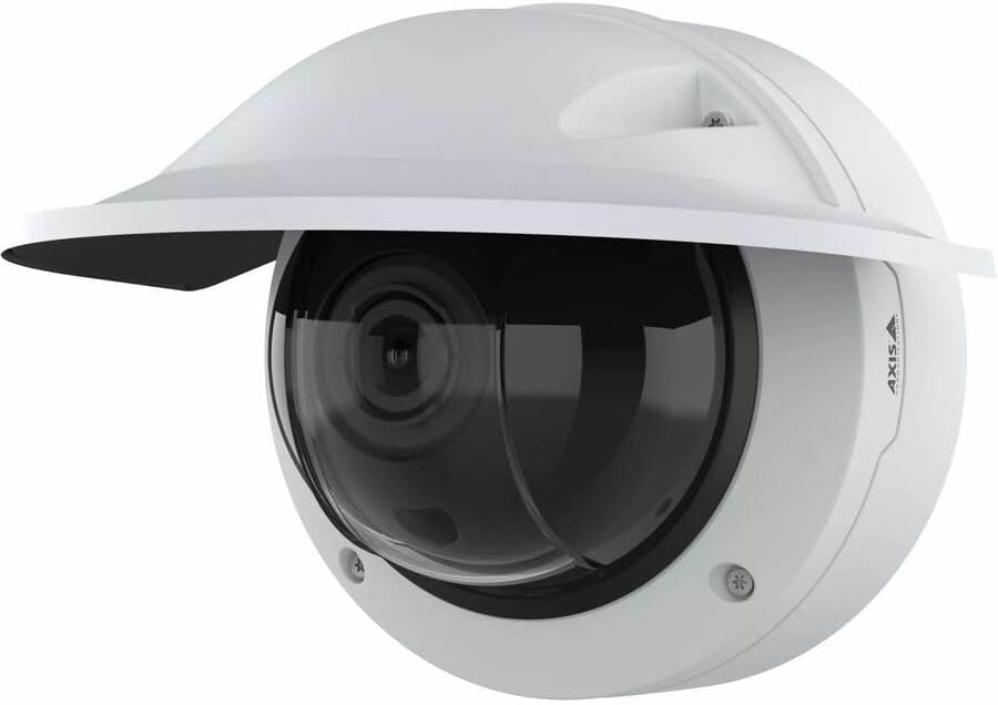 AXIS Q3558-LVE 8 Megapixel Outdoor Network Camera - Color - Dome - White - TAA Compliant