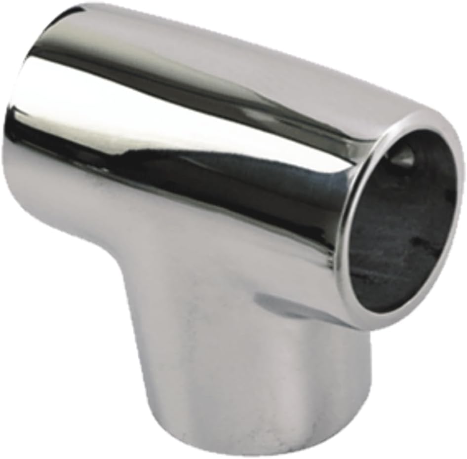 Sea-Dog 290900-1 Stainless Steel Universal Hand Rail Tee - 90°, 7/8" Tube O.D., Black