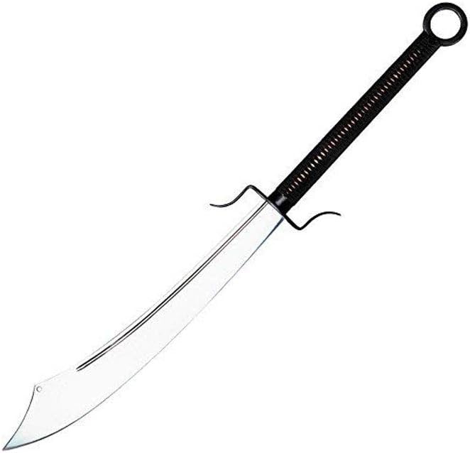 Cold Steel Chinese War Sword with Leather Scabbard,Black