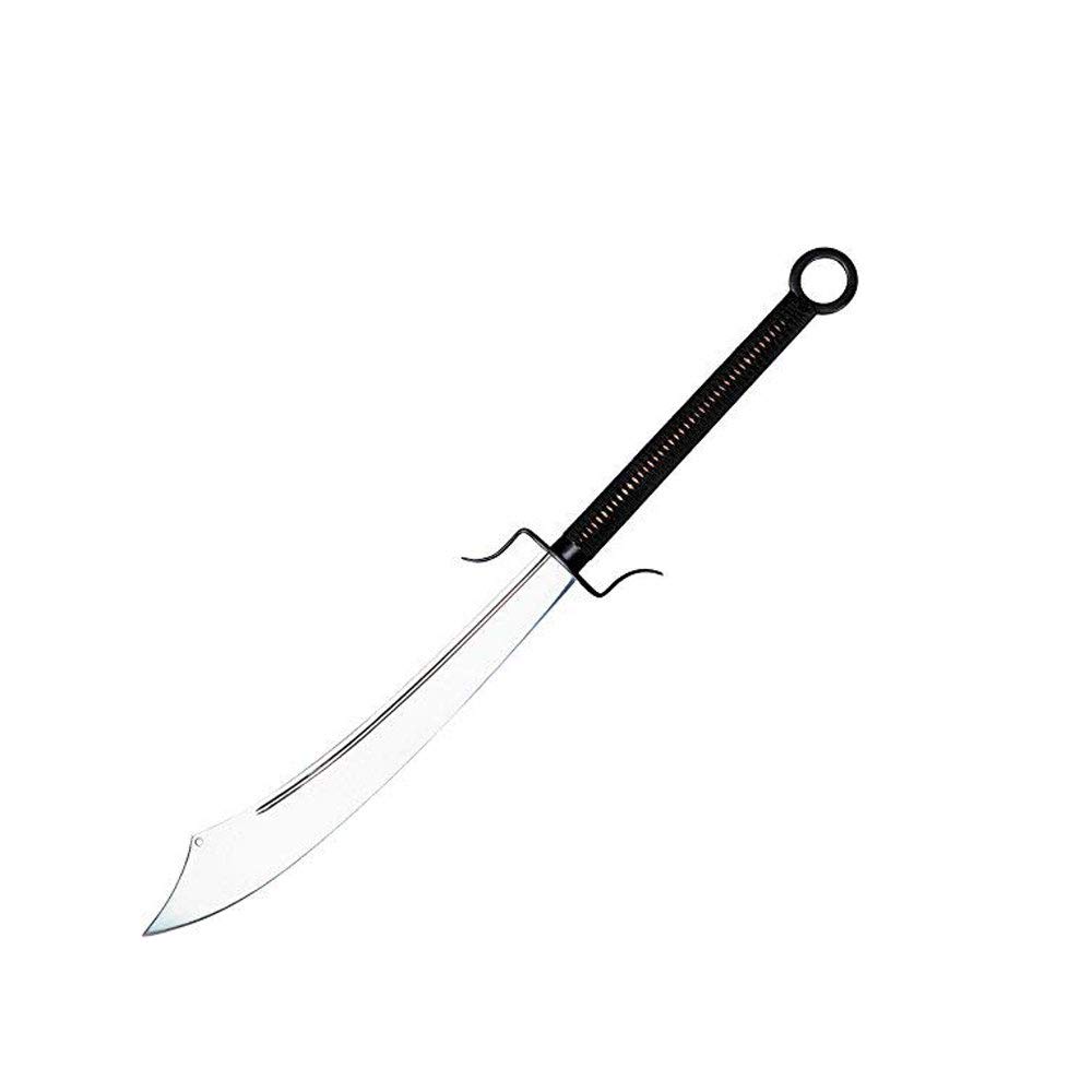 Cold Steel Chinese War Sword with Leather Scabbard,Black