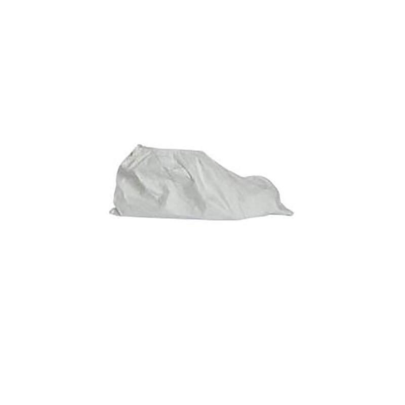 DuPont TY450SWH000200LG Large White 16" Safespec 2.0 5.7 mil Tyvek Disposable Shoe Cover With Elastic Closure (200 Per Case)