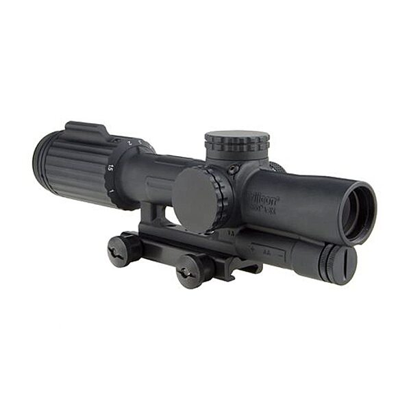 Trijicon VC16-C-1600042 Vcog 1-6x24mm Green Horseshoe Dot/Crosshair Riflescope, .223/55 Grains Ballistic Reticle with Thumb Screw Mount, Black