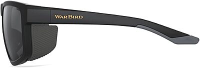 WARBIRD Dead Space Polarized Sunglasses w/Removable Deflector Shields - 100% UVA/UVB Blocking - ANSI Z87.1 Safety Rating