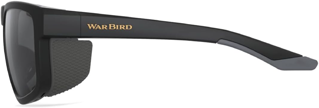 WARBIRD Dead Space Polarized Sunglasses w/Removable Deflector Shields - 100% UVA/UVB Blocking - ANSI Z87.1 Safety Rating