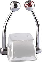 Schmitt Marine Standard Control Arm Set w/Red Throttle Knob & Plain Shift Knob - Includes Arms & Knobs Only