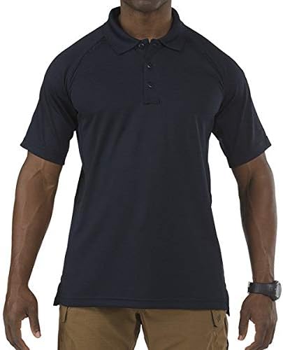 5.11 Tactical Men's Performance Short Sleeve Polo, 100% Polyester, Moisture Wicking, Style 71049