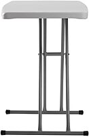 PT Series 20x30 Metal Personal Folding Table in Speckled Gray