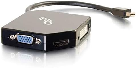 C2G Legrand Mini DisplayPort Adapter, DisplayPort to HDMI/VGA/DVI Adapter, 4K Displayport Adapter