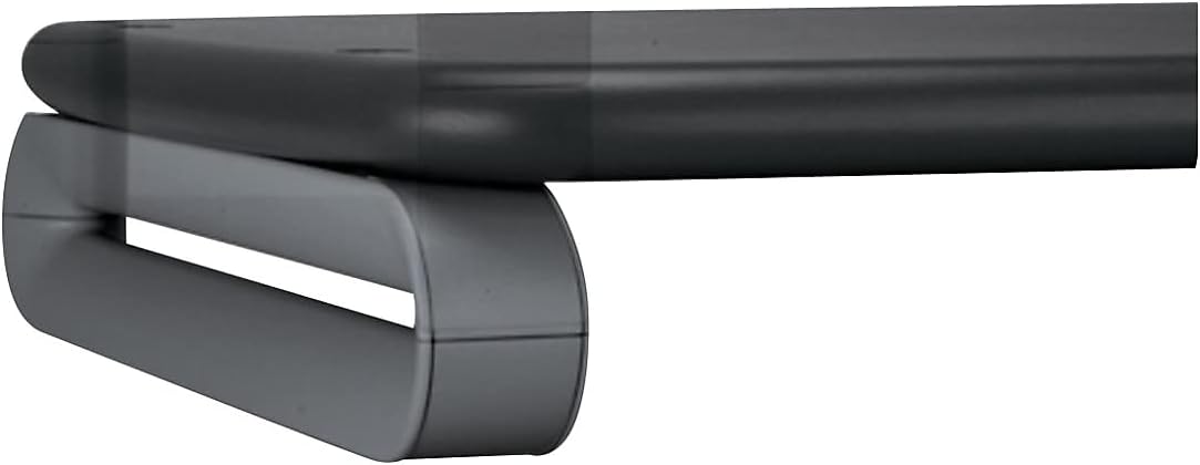 Kensington Monitor Stand Plus w/ SmartFit System, Supports 80 lbs, 16 x 11.5 x 6 in, Black/Gray