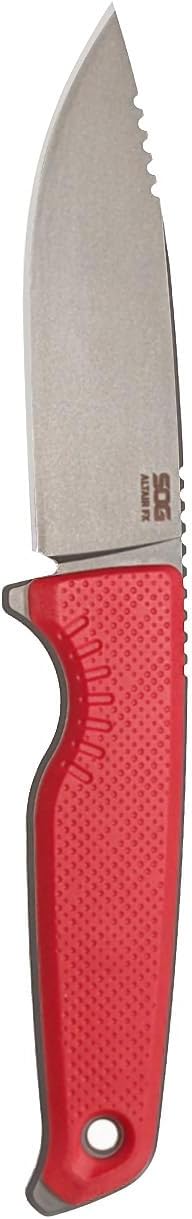 SOG Altair FX Lightweight Compact Multi-Functional Fixed Blade Knife | CRYO/CPM 154CM Steel | UMS Sheath | Removable GRN