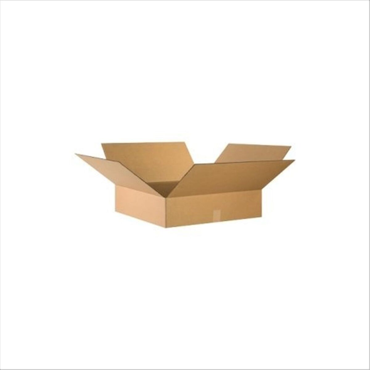 Partners Brand Flat Corrugated Boxes, 24in x 24in x 6in, Kraft, Pack Of 10