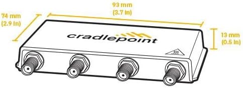 Cradlepoint MC400 Modem Upgrade for E300/E3000 | BF-MC400-5GB | 5G/4G LTE Cat 20 | Dual 4FF SIM Slots | Includes Antennas