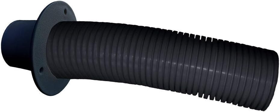 Trident Marine TFK-4 4' Black Stern Flex Hose w/Transom Flange
