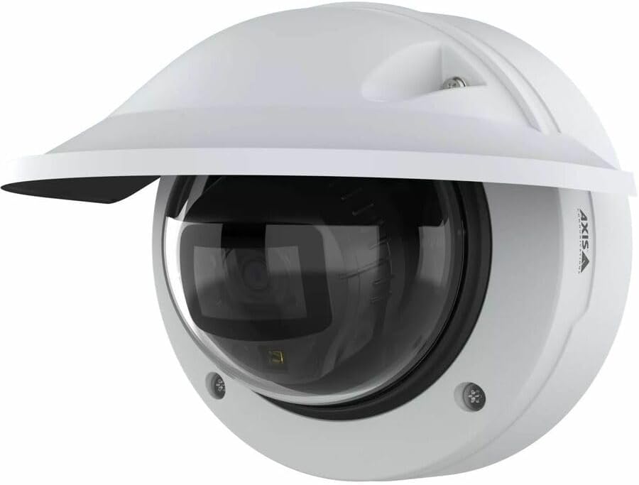 AXIS P3278-LVE 8 Megapixel Indoor/Outdoor 4K Network Camera - Color - Dome - White - TAA Compliant