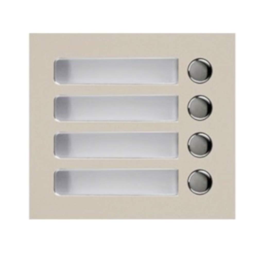Aiphone GF-4P Four-Call Button Panel for the GF and GT Series Modular Multi-Tenant Entry Security System