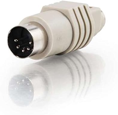 C2G 02475 PS/2 Female to AT Male Keyboard Adapter, Beige Female to AT Male Adapter