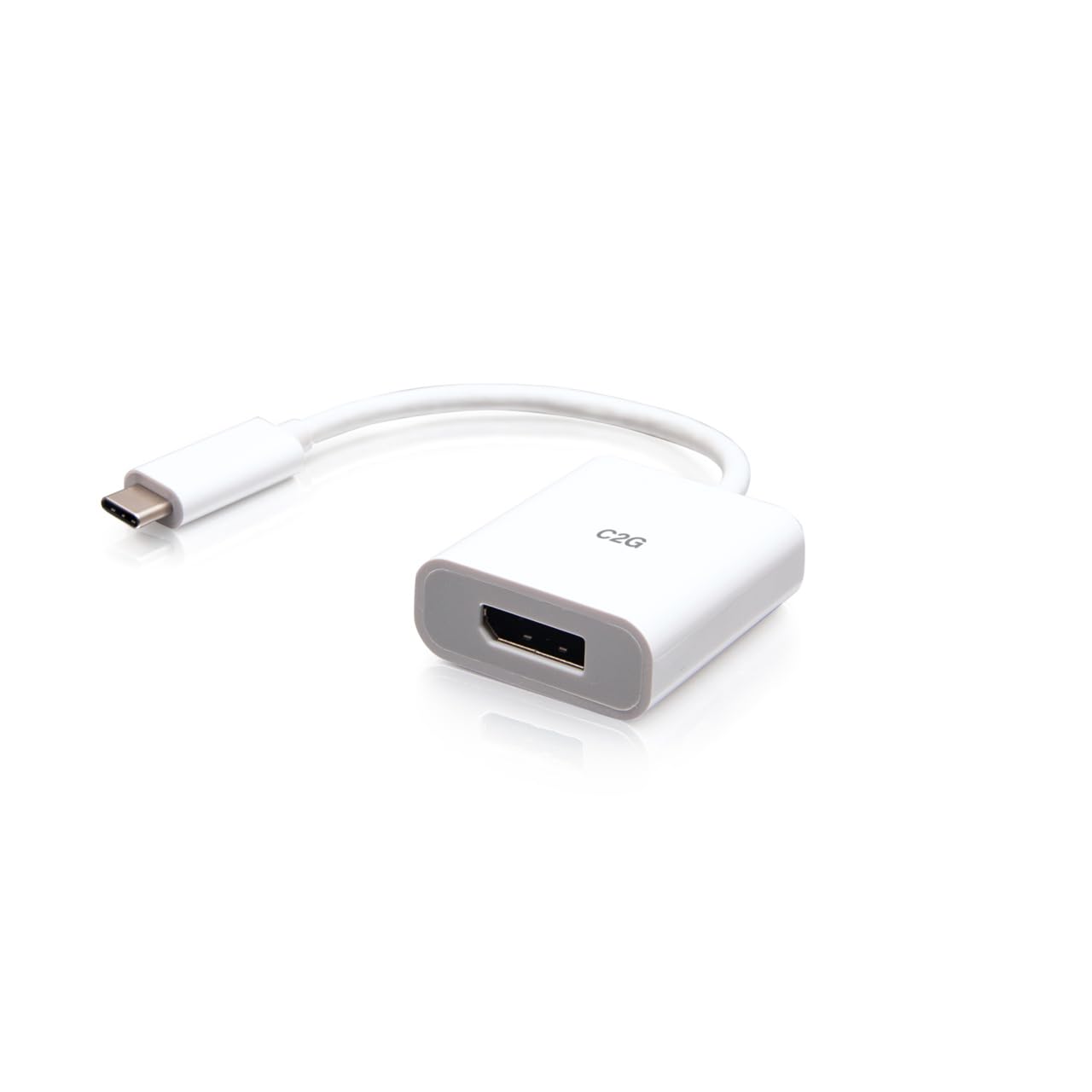 C2G CG26934 USB-C to 4K60Hz DisplayPort Adapter - White
