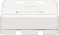 Tripp Lite Keystone Jack Surface Mount Box, White