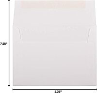 JAM PAPER Booklet Invitation Envelopes