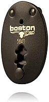 Boston Leather 5840 Oval Clip-On Badge Holder for Shield Shaped Badges