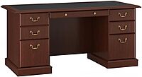Bush Furniture Saratoga 66in Executive Desk with Drawers