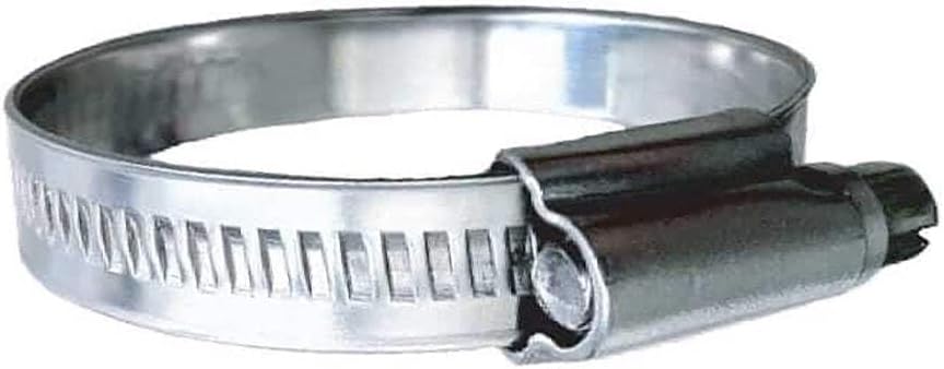 Trident Marine 316 SS Non-Perforated Worm Gear Hose Clamp - 15/32" Band - (1-1/4" – 1-3/4") Clamping Range - 10-Pack