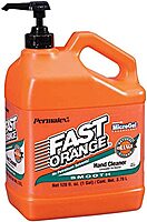 Fast Orange Smooth Lotion Hand Cleaners, Citrus, Bottle w/Pump, 1 gal