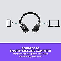 Logitech Zone Wireless Certified for Microsoft Teams Bluetooth Headset, Graphite