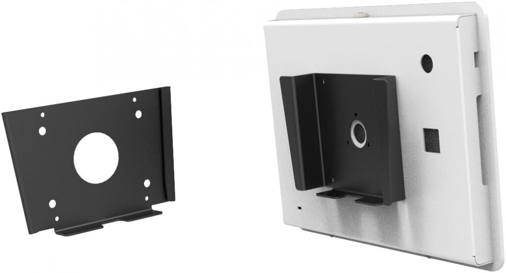 Compulocks VESA Flat Wall Mount Bracket Black - 100mmx100mm VESA Compatible Mount, Simple, Slim, & Secure Mounting - ENWMB