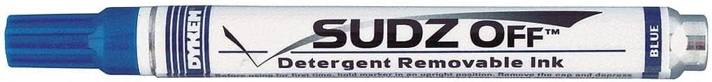 Dykem Sudz-Off 19387 Blue Medium Marking Pen - 91938 [PRICE is per EACH]