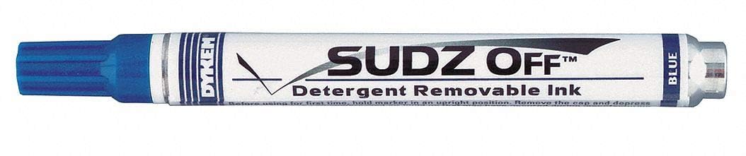 Dykem Sudz-Off 19387 Blue Medium Marking Pen - 91938 [PRICE is per EACH]
