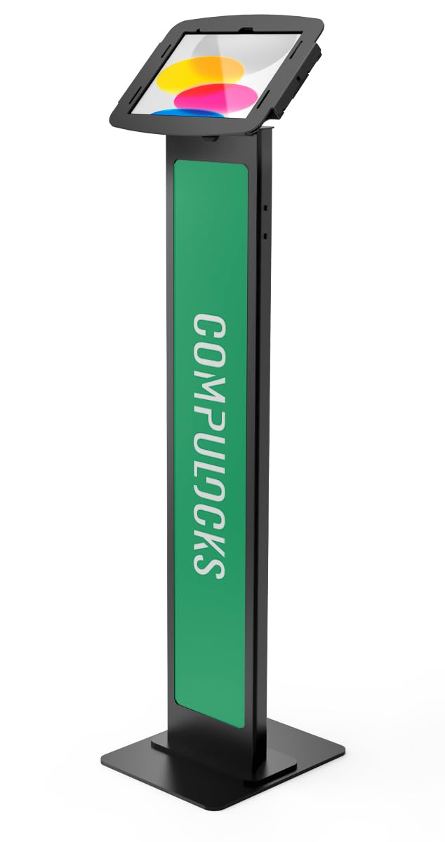COMPULOCKS Space BrandMe Tablet Enclosure Floor Stand