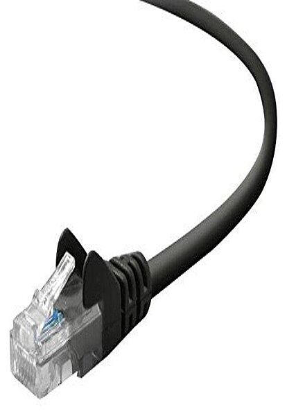 Belkin 1-Foot CAT5e Snagless Patch Cable (Black)