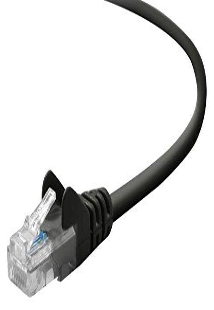 Belkin 1-Foot CAT5e Snagless Patch Cable (Black)