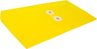 JAM PAPER Plastic Envelopes with Button & String Tie Closure - 12 Pack
