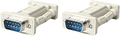 StarTech.com DB9 RS232 Serial Null Modem Adapter - DB-9 (M) to DB-9 (F) - NM9MF