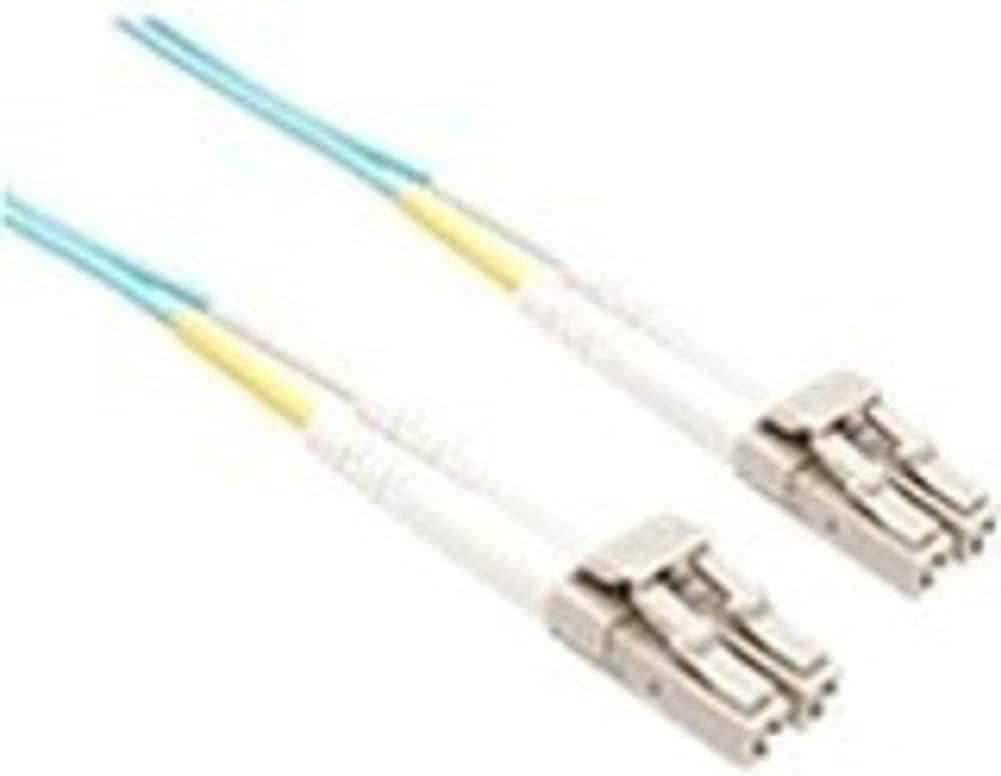 3M LC-LC OM3 10G Multimode Duplex Fiber Optic Patch Cable, Aqua