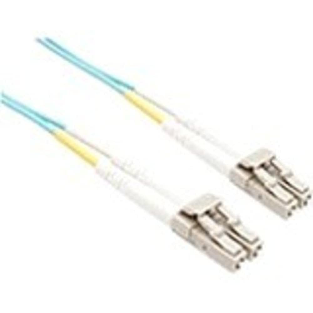 3M LC-LC OM3 10G Multimode Duplex Fiber Optic Patch Cable, Aqua