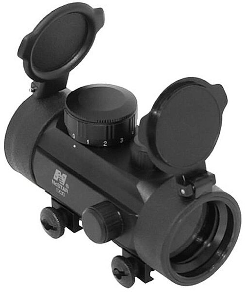 Tippmann NcStar 1X30 B-Style Red Dot Sight / Weaver Base (DBB130)