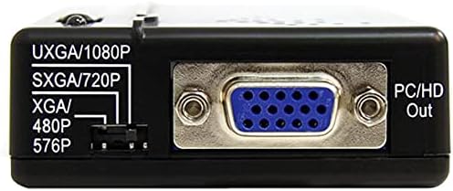 StarTech.com Composite and S-Video to VGA Video Scan Converter - composite to VGA - scan Converter - s-Video to VGA