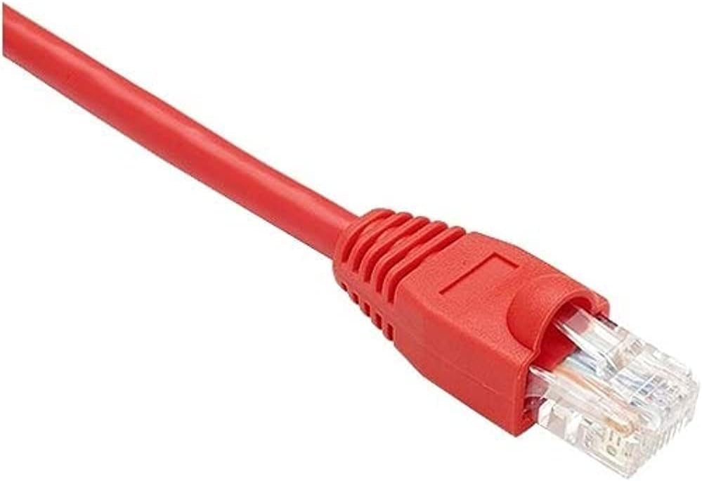UNC GROUP CAT5E Shielded Gigabit Ethernet Patch Cable, Red, 10FT, Snagless