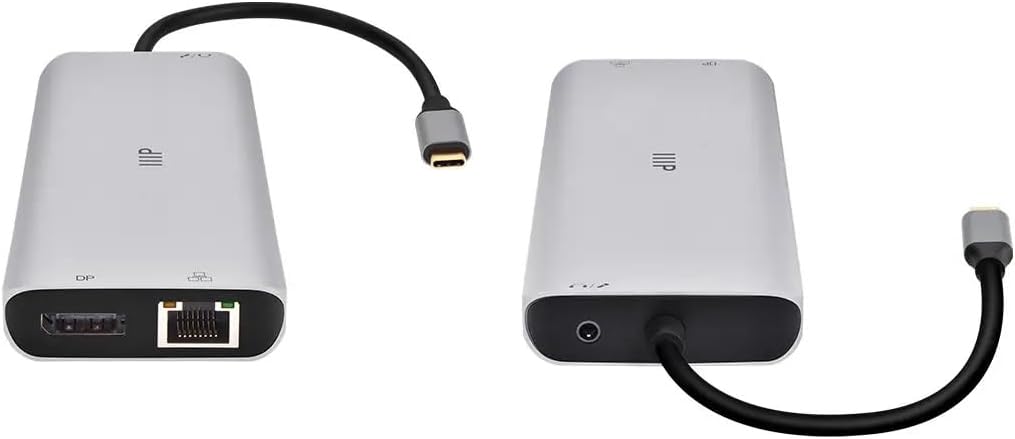 Monoprice 13-in-1 Dual-HDMI + DisplayPort Multi-Stream Transport (MST) Triple Monitor Docking Station - 4K, 5Gbps USB